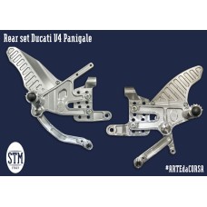 STM Adjustable Rearsets for the Ducati Panigale V4 / S / Speciale